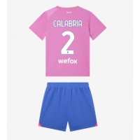 Dětský Fotbalový dres AC Milan Davide Calabria #2 2023-24 Třetí Krátký Rukáv (+ trenýrky)